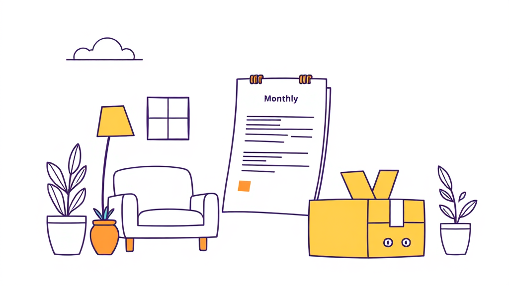 월세 세액공제, 이것만은 주의하세요! (illustration 스타일)