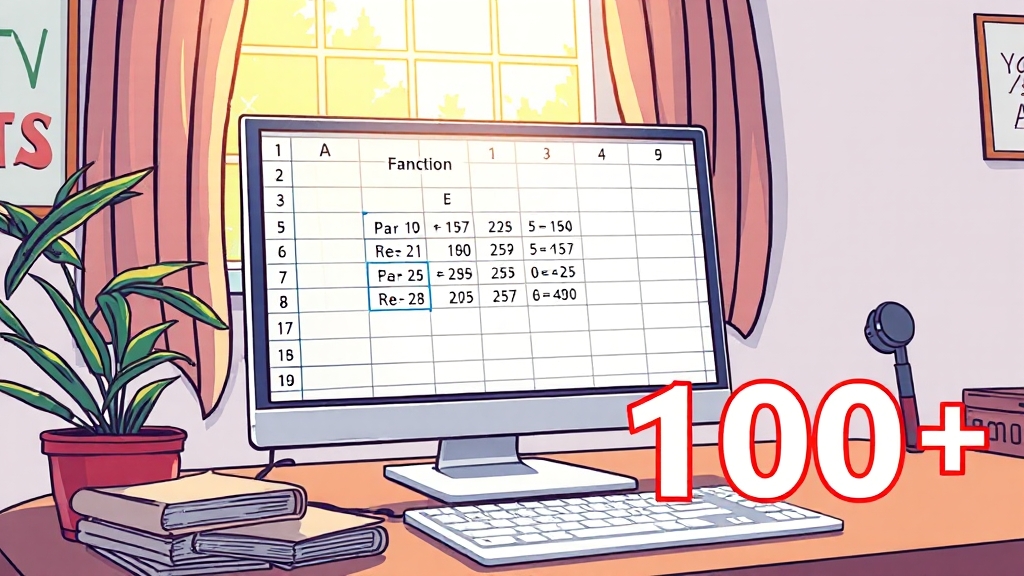 ITQ 엑셀 시험, 어떻게 진행될까요? (cartoon 스타일)
