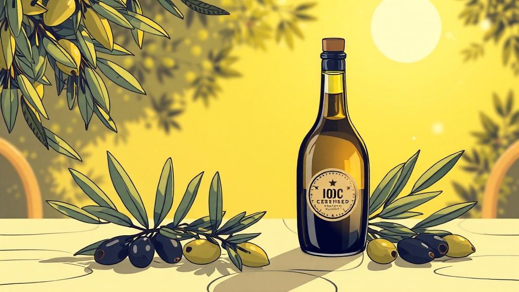 올리브오일 선택 & 보관 (illustration 스타일)