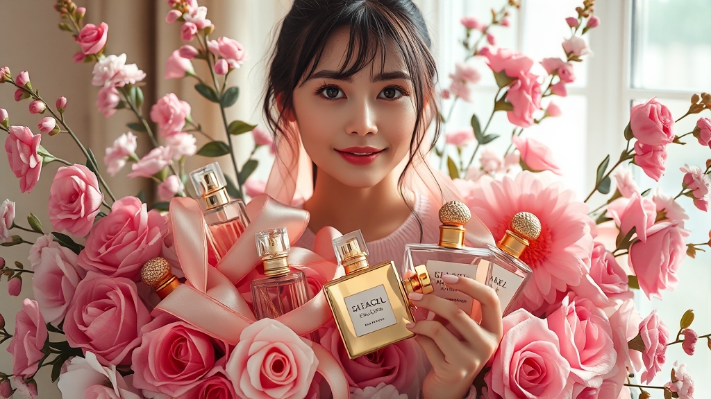 성년의 첫 향기, 향수 선물 (realistic 스타일)