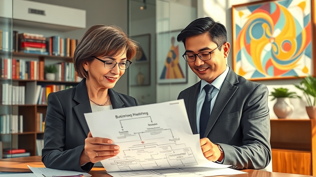 교육 및 컨설팅 프로그램 (realistic 스타일)