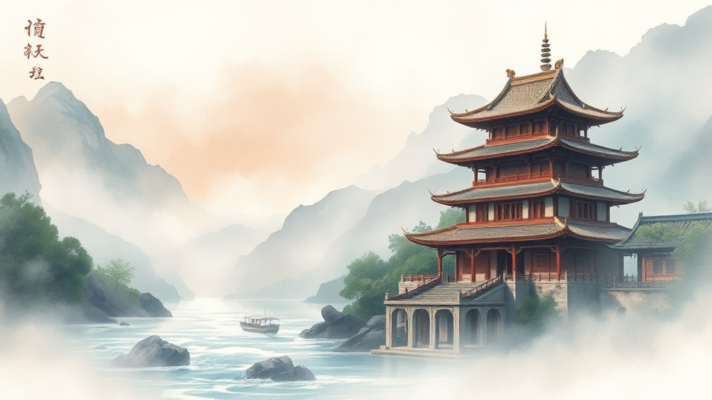 삼재의 진정한 의미와 오해 (watercolor 스타일)