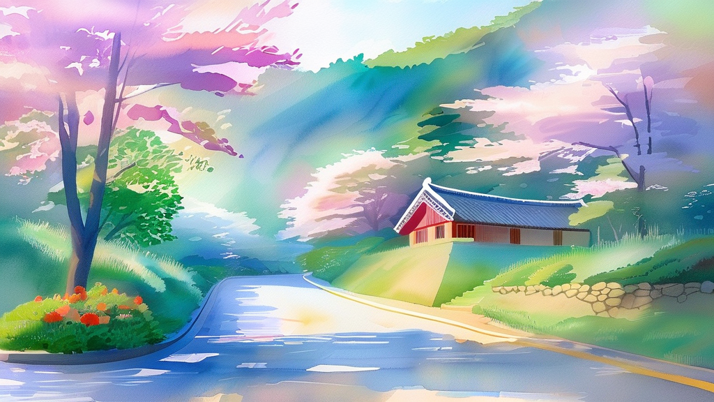 제주 한달살이, 다시 찾고 싶은 이유 (watercolor 스타일)