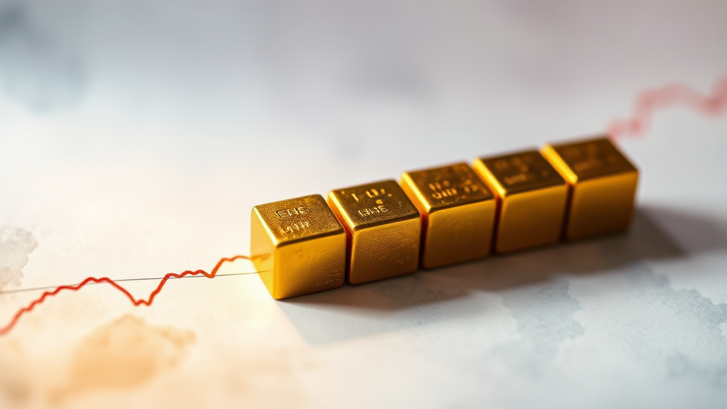 성공적인 금 투자 전략 (watercolor 스타일)