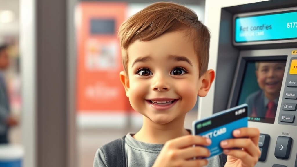 용돈 관리 및 금융 교육 (realistic 스타일)