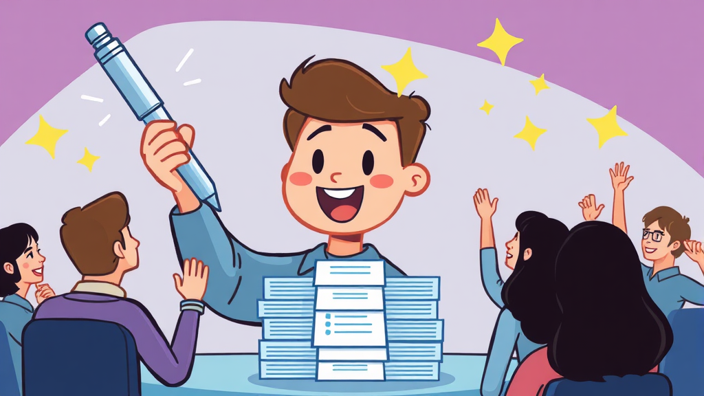 자격증 시험, 이렇게 준비하세요! (cartoon 스타일)