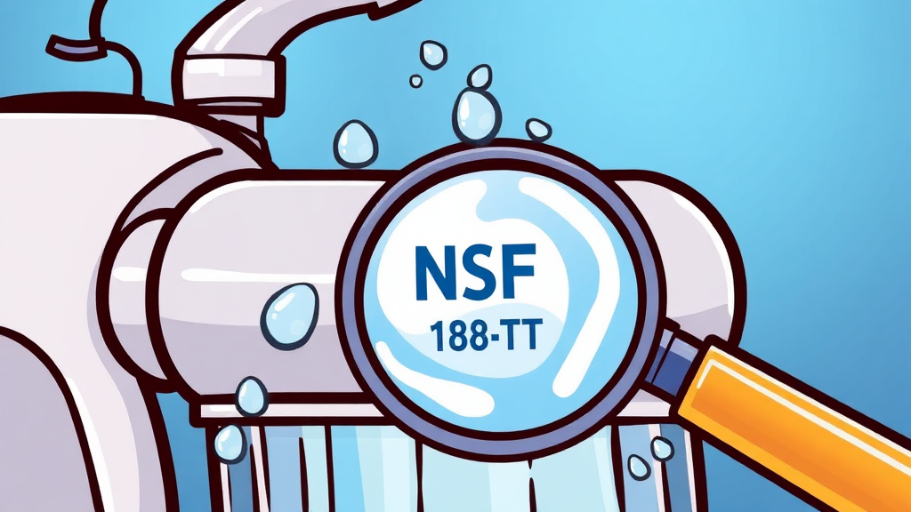 NSF 인증 필터 FAQ (cartoon 스타일)