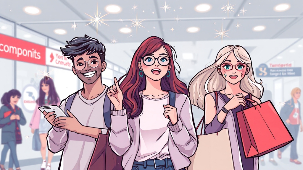 패션/뷰티/IT기기 할인 (illustration 스타일)