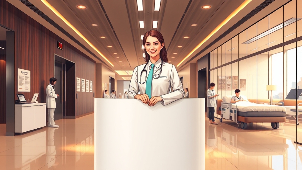 주요 업무 및 근무 환경 (illustration 스타일)