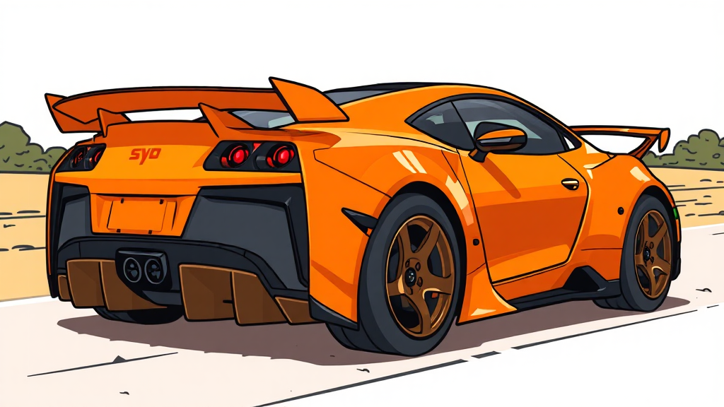 강렬한 외관 디자인 분석 (cartoon 스타일)