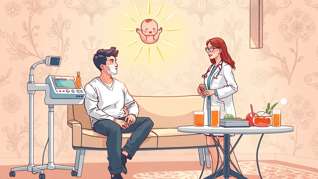 난임 치료, 건강보험 적용 확대 (illustration 스타일)