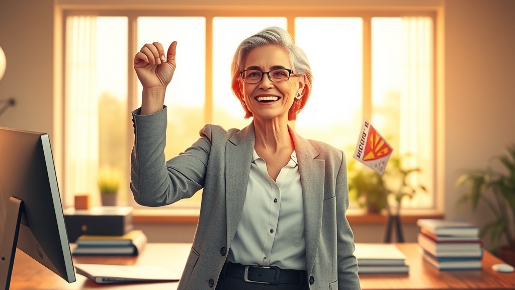 재취업 성공 사례 및 기대 효과 (illustration 스타일)