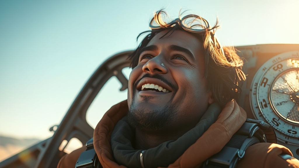 비행기 꿈 해몽 시 고려사항 (realistic 스타일)