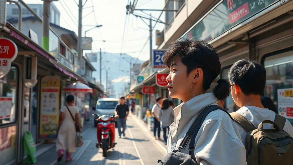 누가 받을 수 있나요? 지역사랑 휴가지원제 지원 대상 (realistic 스타일)