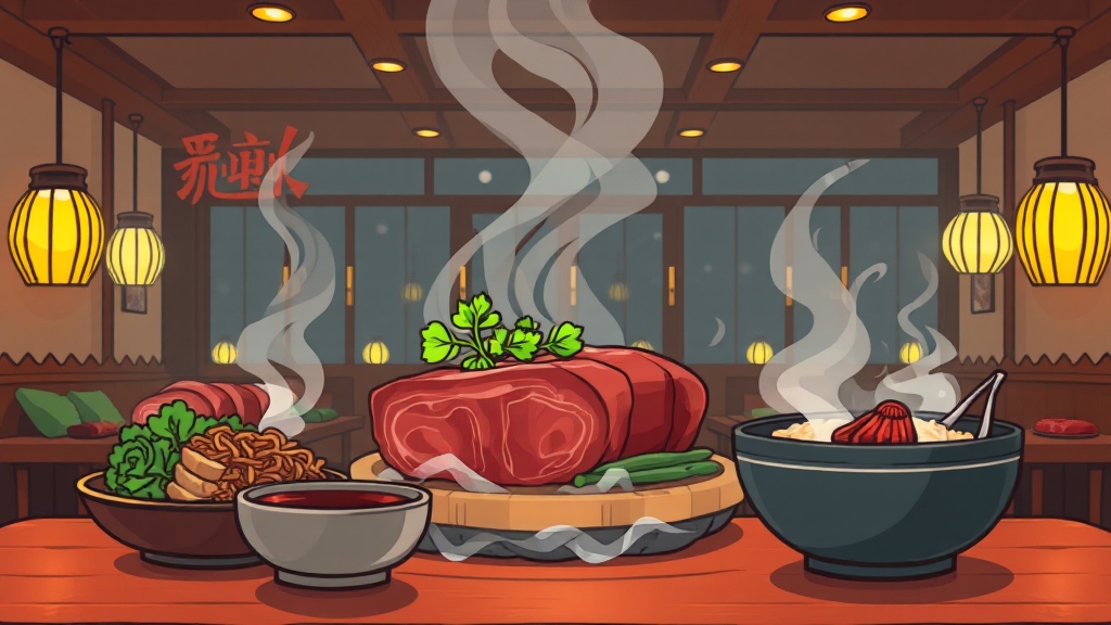 코스 요리 완벽 해부 (cartoon 스타일)