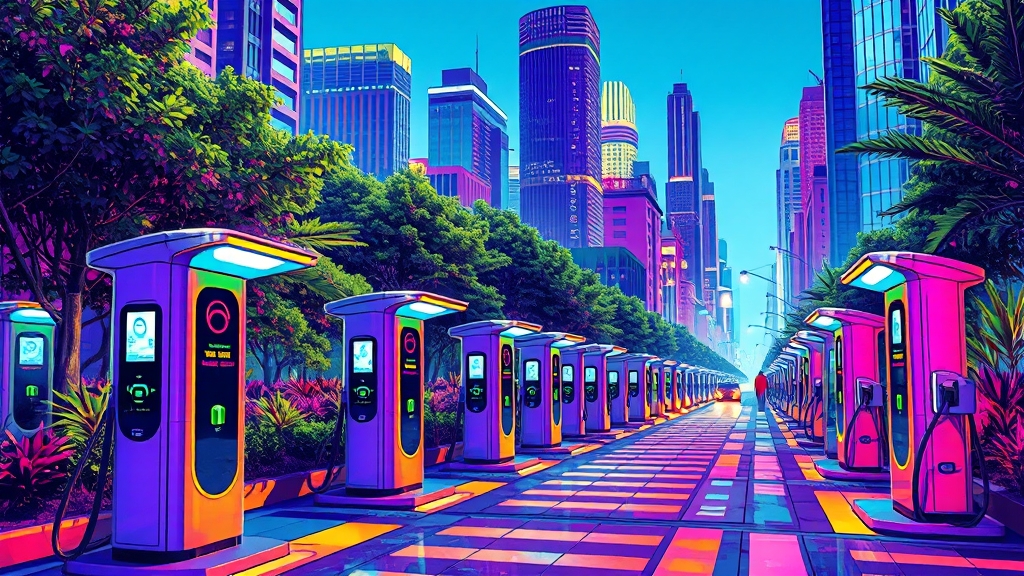 충전소 투자, 왜 주목해야 할까? (popart 스타일)
