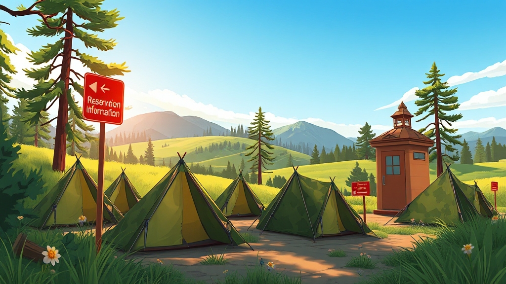 국립공원 야영장, 왜 좋을까? (cartoon 스타일)