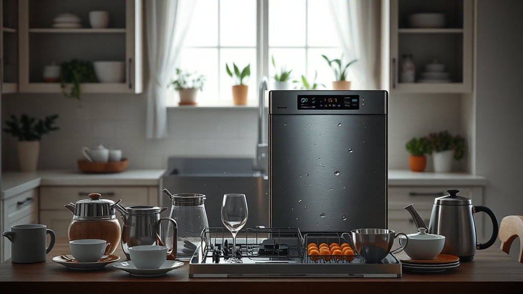 소형 식기세척기, 품질 비교 핵심은? (realistic 스타일)