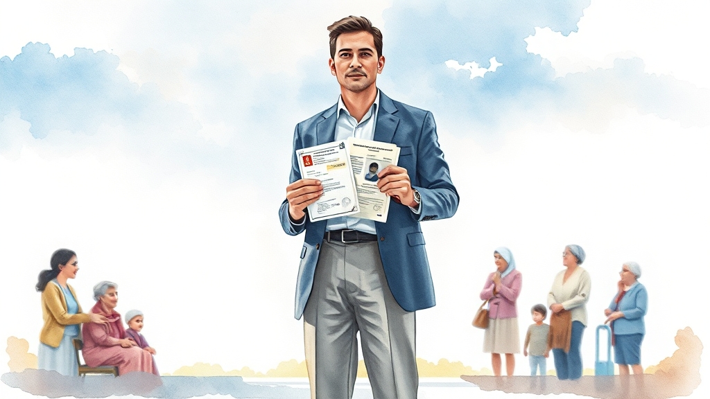 발급 시 주의사항 및 팁 (watercolor 스타일)