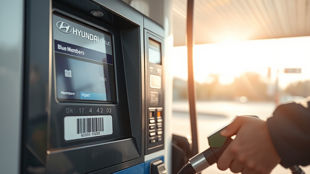 주유소에서 포인트 쓰는 법 (realistic 스타일)