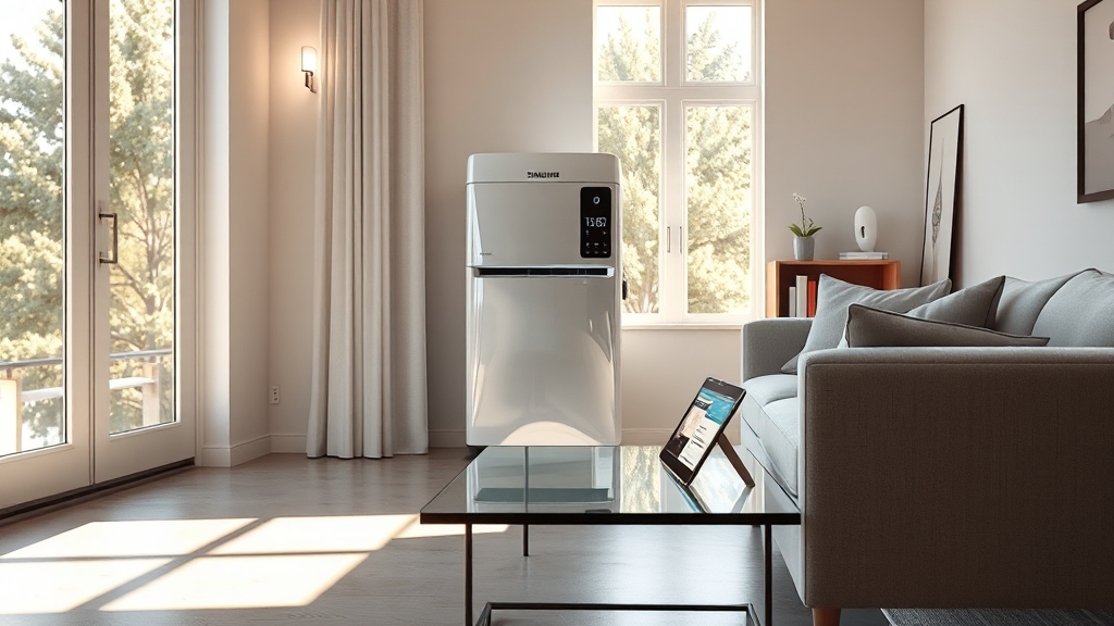 삼성 에어컨 AI 기능, 얼마나 똑똑할까? (realistic 스타일)