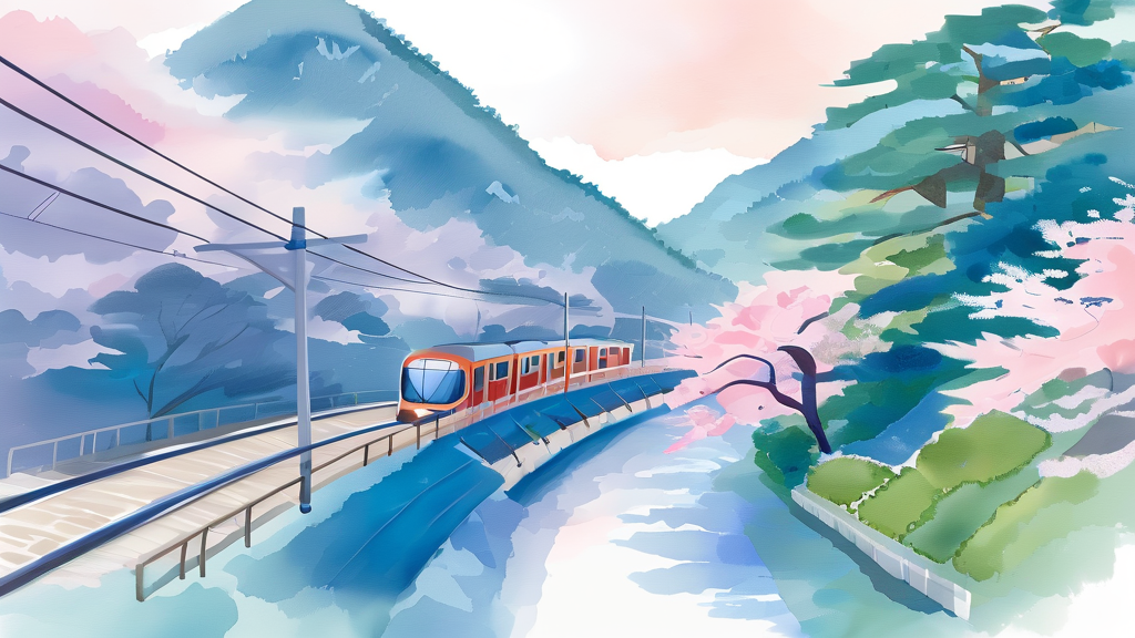 특별한 경험: 오사카에서 즐기는 이색 액티비티 (watercolor 스타일)