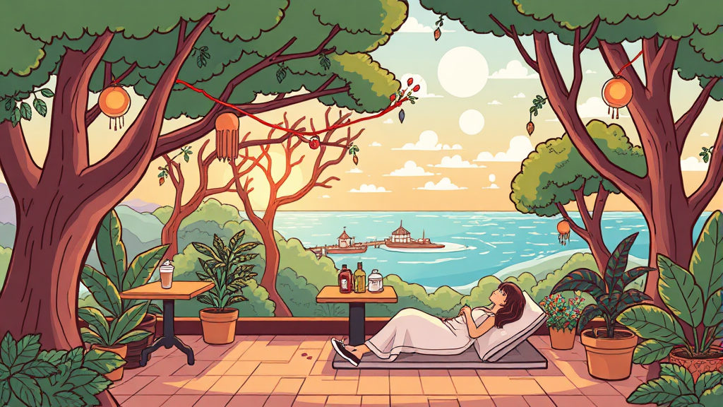 미음카페에서 만나는 특별한 분위기 (cartoon 스타일)