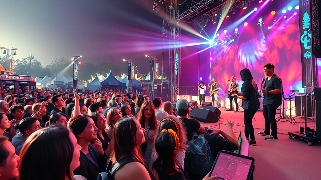 현장 관람 가이드 (입장, 교통, 팁) (realistic 스타일)