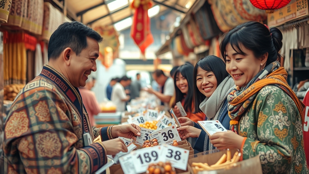 상생소비복권의 목적 및 효과 (realistic 스타일)
