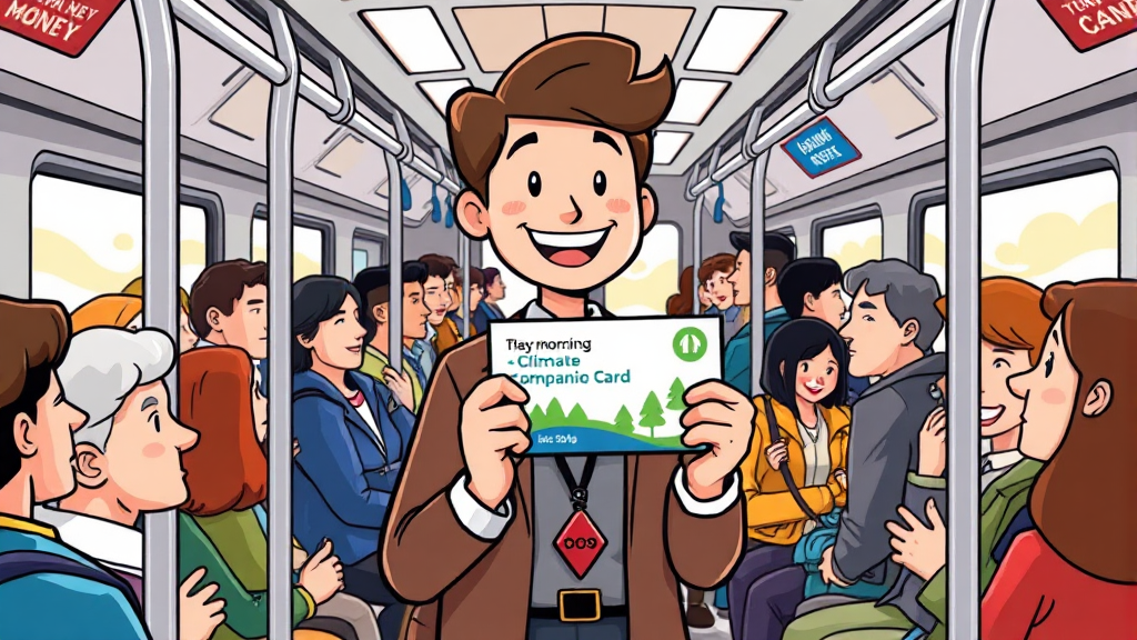 기후동행카드 관련 자주 묻는 질문 (cartoon 스타일)