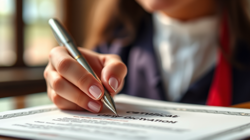 GSEEK 수료증 발급 및 이력 확인 (realistic 스타일)