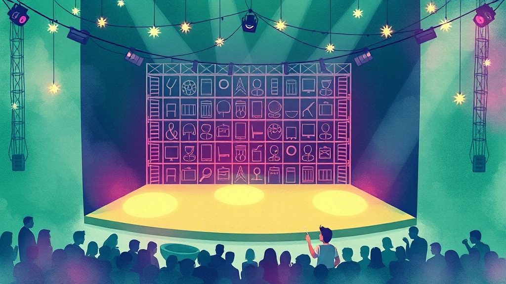 전주국제영화제는? (illustration 스타일)