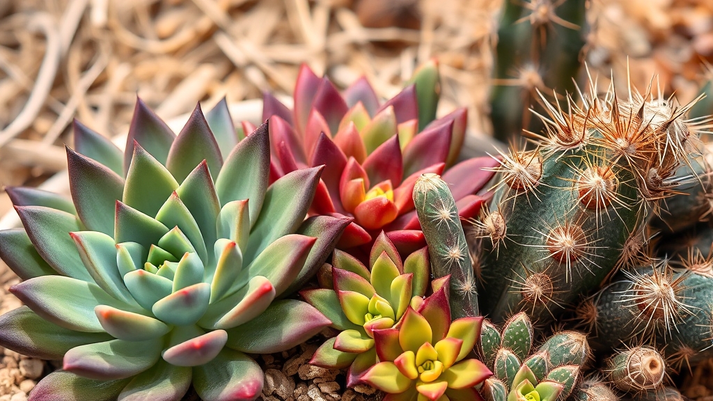 다육이와 선인장 세계 (realistic 스타일)