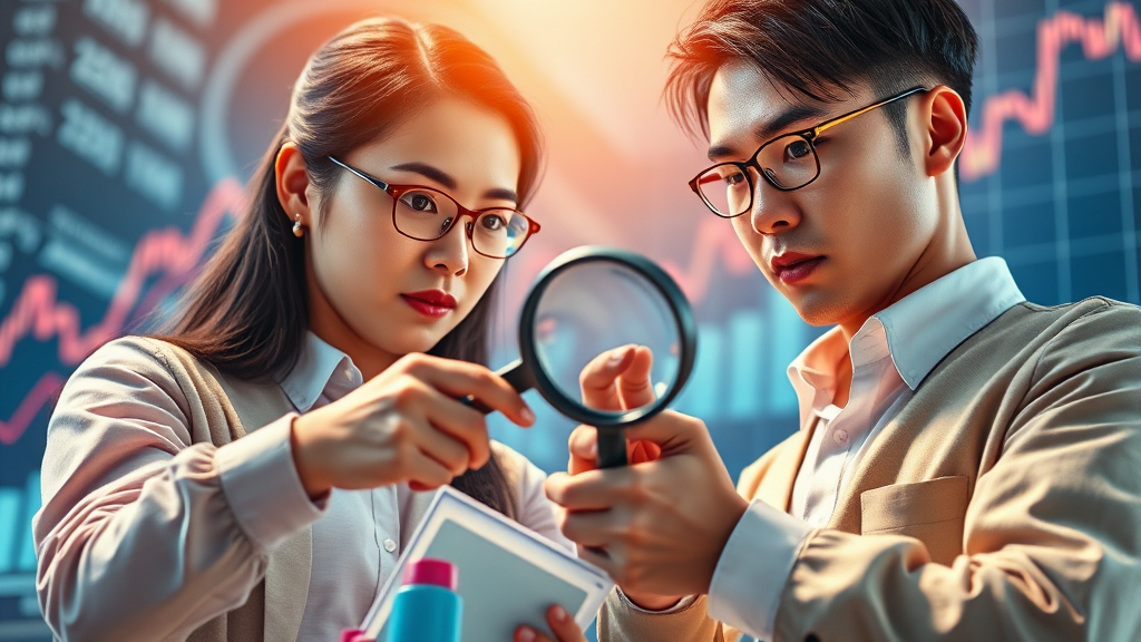 투자 시 유의사항 (realistic 스타일)