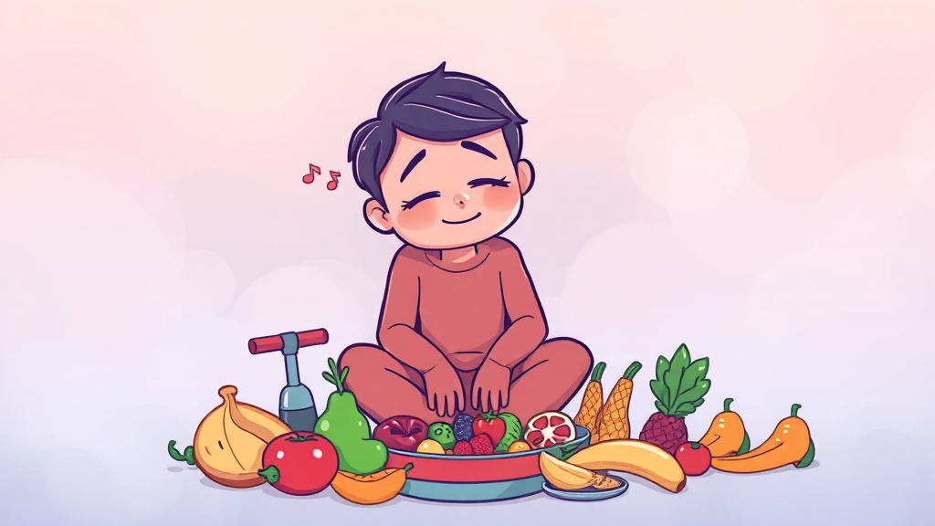 빈혈, 전신 쇠약과 어지럼증 (cartoon 스타일)