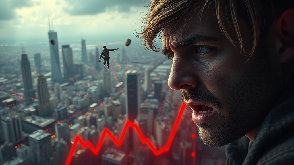 대출 금리 상승의 영향 (realistic 스타일)