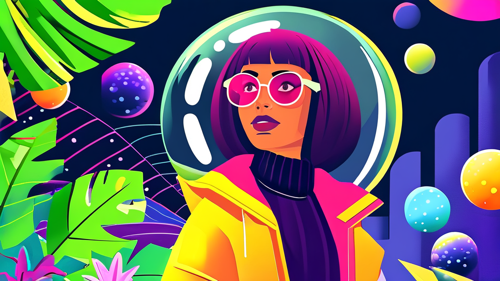 투자자들의 불안감, 지금이 매도 시점일까? (illustration 스타일)