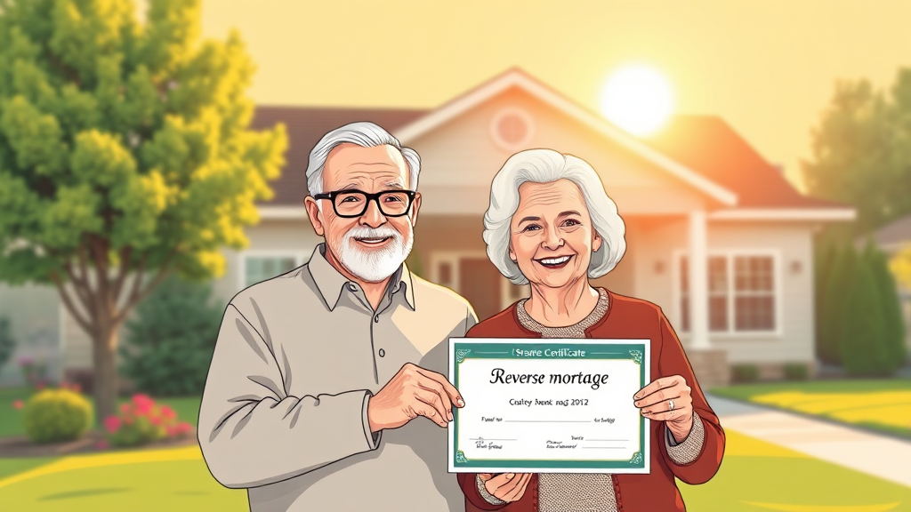 주택연금, 이것만 알면 끝! 기본 개념부터 신청까지 (illustration 스타일)