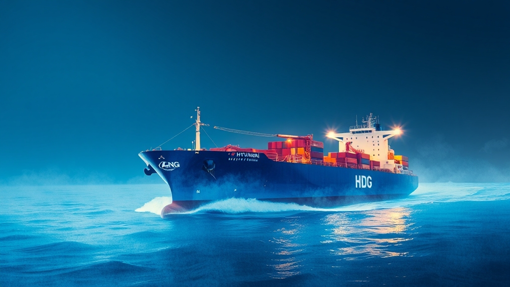 LNG선 호황, 얼마나 영향? (watercolor 스타일)