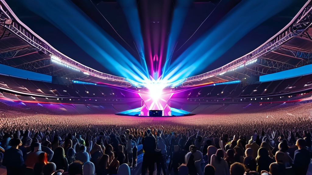 BTS 컴백 라이브: 전 세계를 사로잡은 열기 (realistic 스타일)