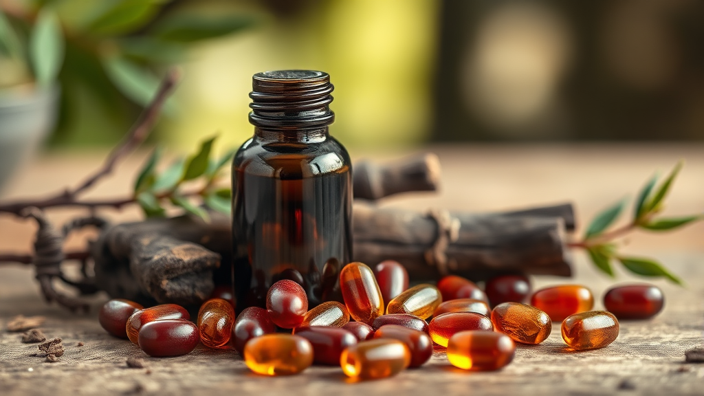 침향환, 당신의 건강에 어떤 도움을 줄까요? (realistic 스타일)