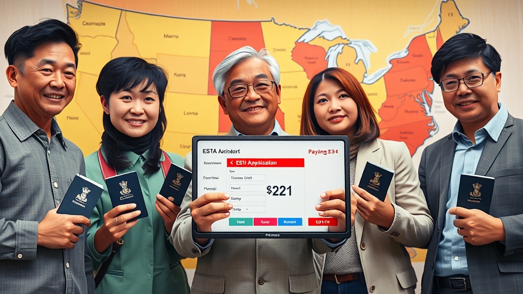 ESTA 신청 자격 및 절차 완벽 가이드 (realistic 스타일)