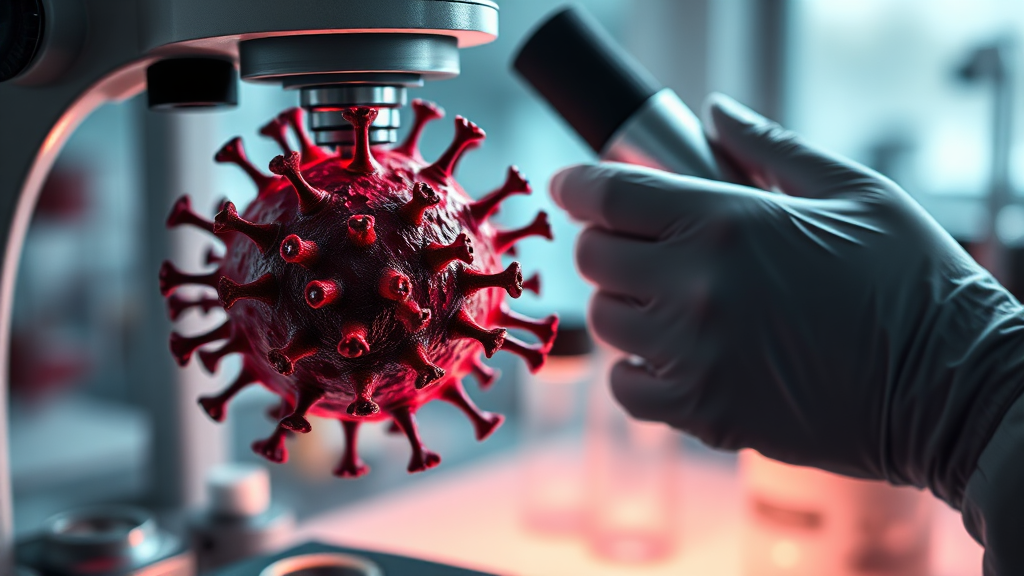 니파 바이러스 치료 및 관리 (realistic 스타일)