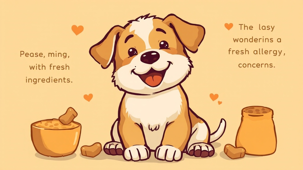 알레르기 걱정 없는 안전한 재료 (illustration 스타일)