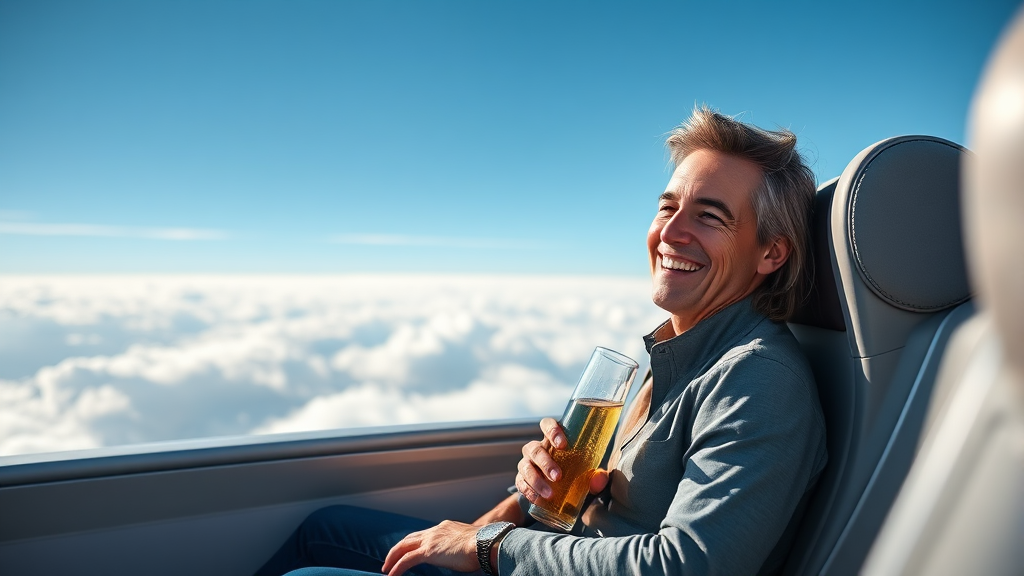 마일리지 사용처: 항공권, 좌석 승급, 그리고… (realistic 스타일)