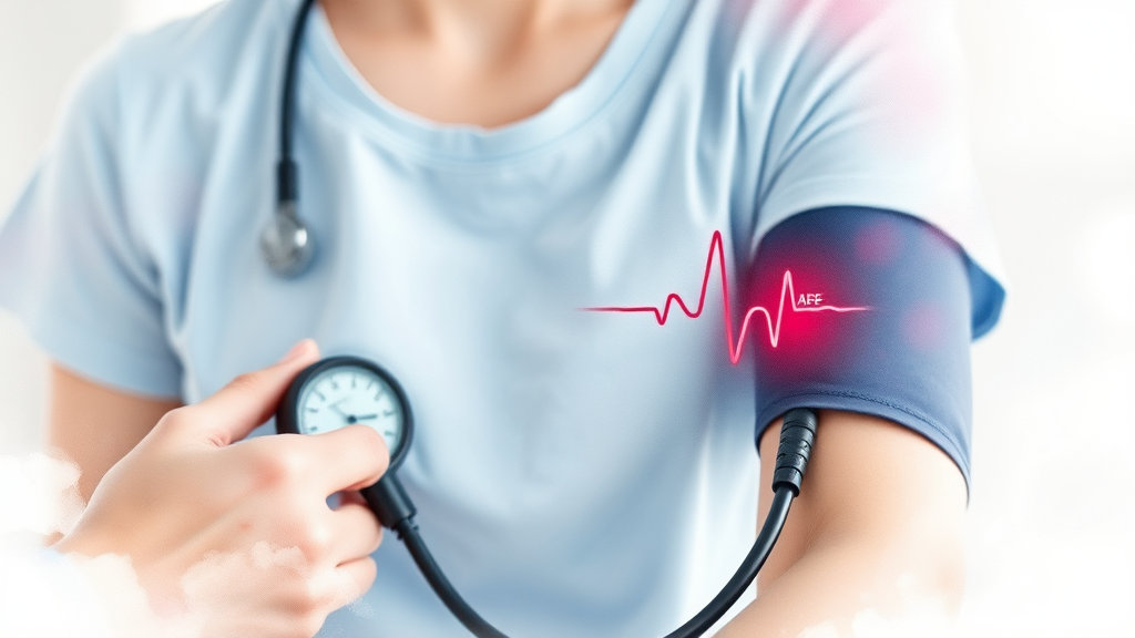 혈관 건강 진단 방법 (watercolor 스타일)