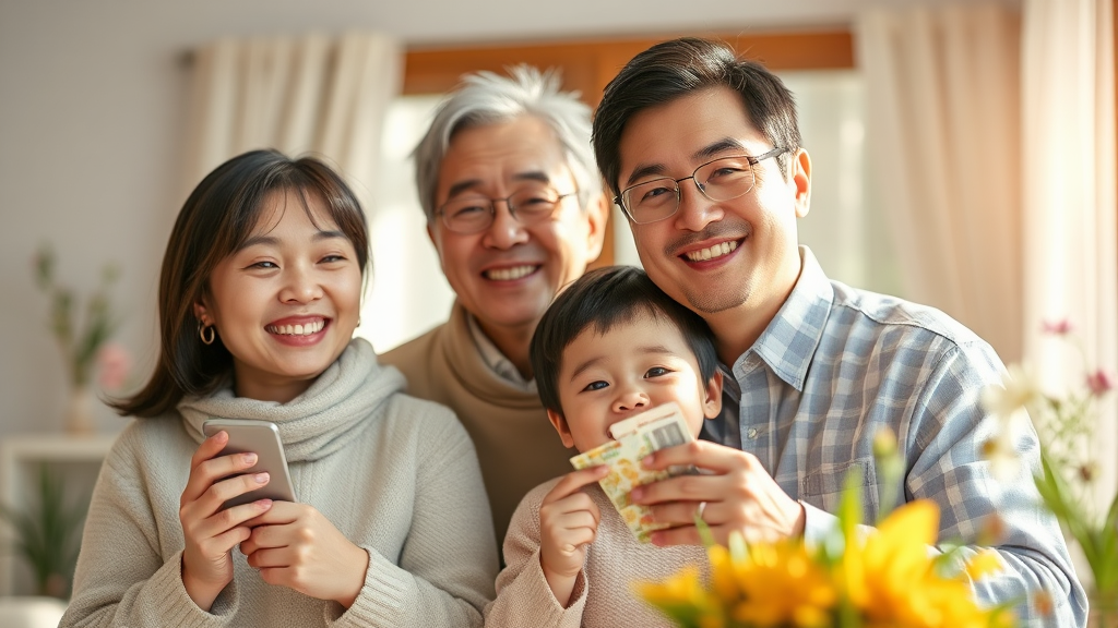 가족 보험금 확인 필요성 (realistic 스타일)