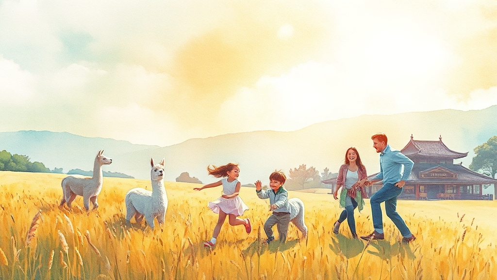 주변 관광 정보 (watercolor 스타일)