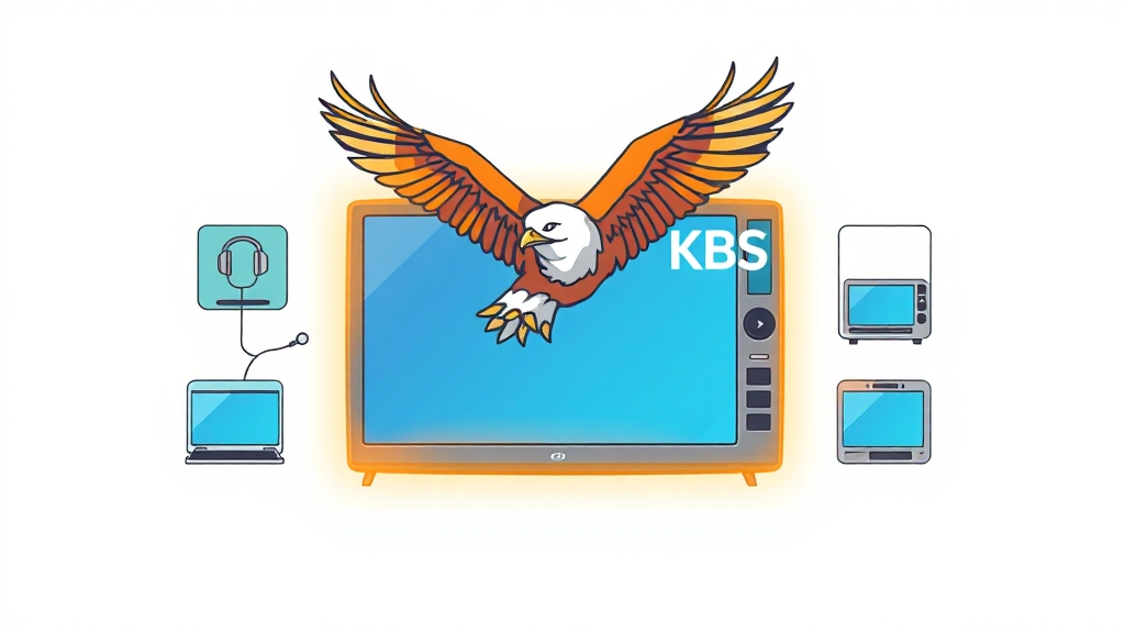 재방송 및 다시보기 (illustration 스타일)