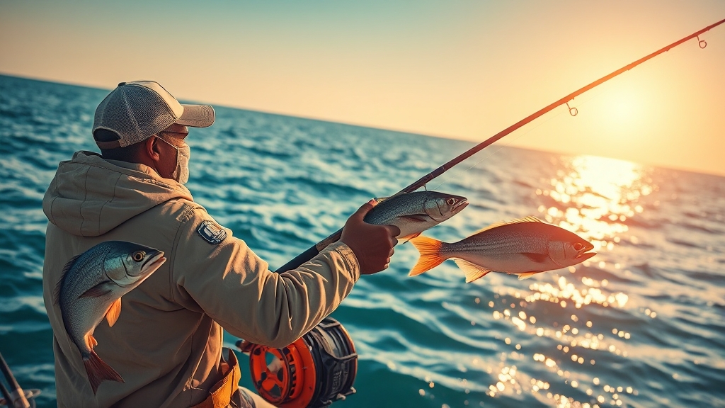 최신 바다낚시 관련 이슈 및 정보 (realistic 스타일)